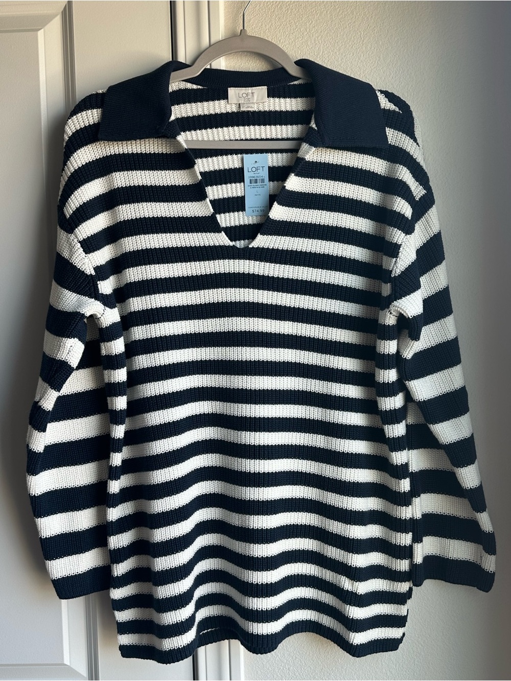 NWT Loft Striped Sweater